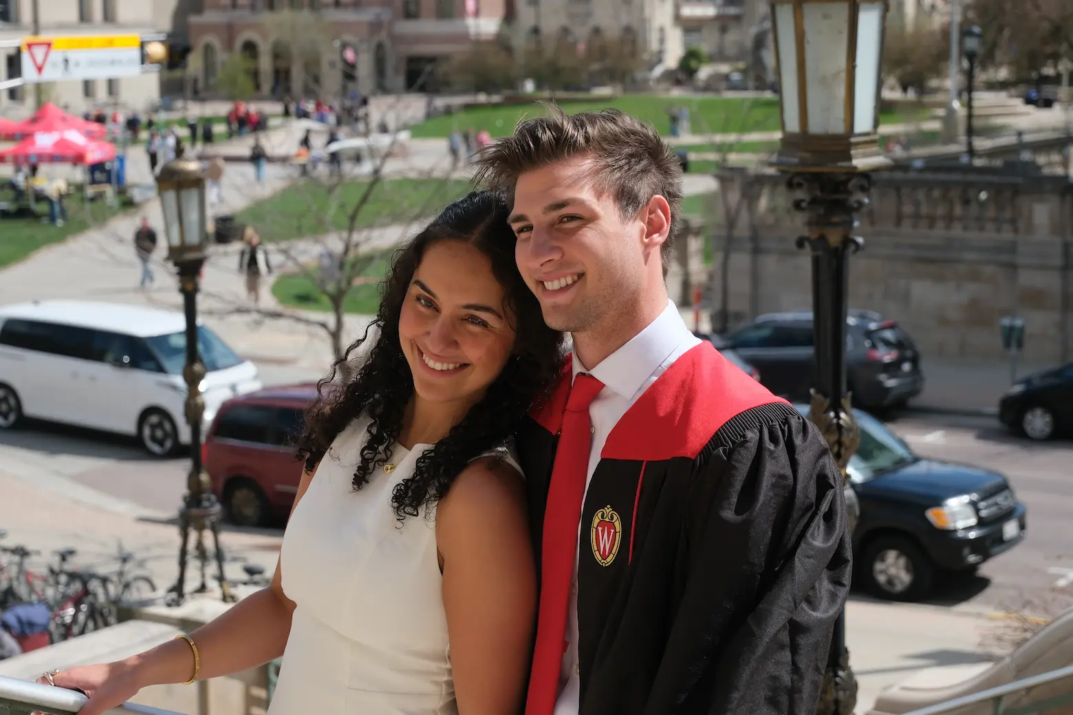 Graduation photos idea at Memorial Union